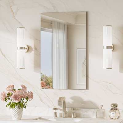 Modern & Contemporary Frameless Bathroom Vanity Mirror Decorative Wall Accent Mirror