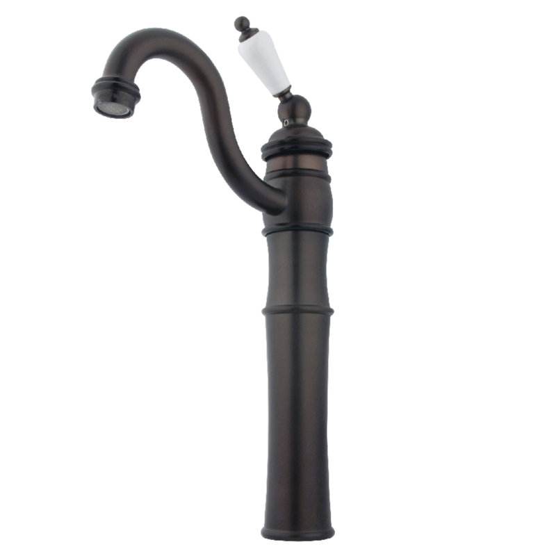 Kingston Brass Victorian Single-Handle 1-Hole Deck Mount Vessel Faucet, Oil Rubbed Bronze