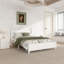 Base de lit plateforme en bois de style minimaliste avec support à lattes-710595405-710595406