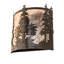 Applique murale en acier Jaithen