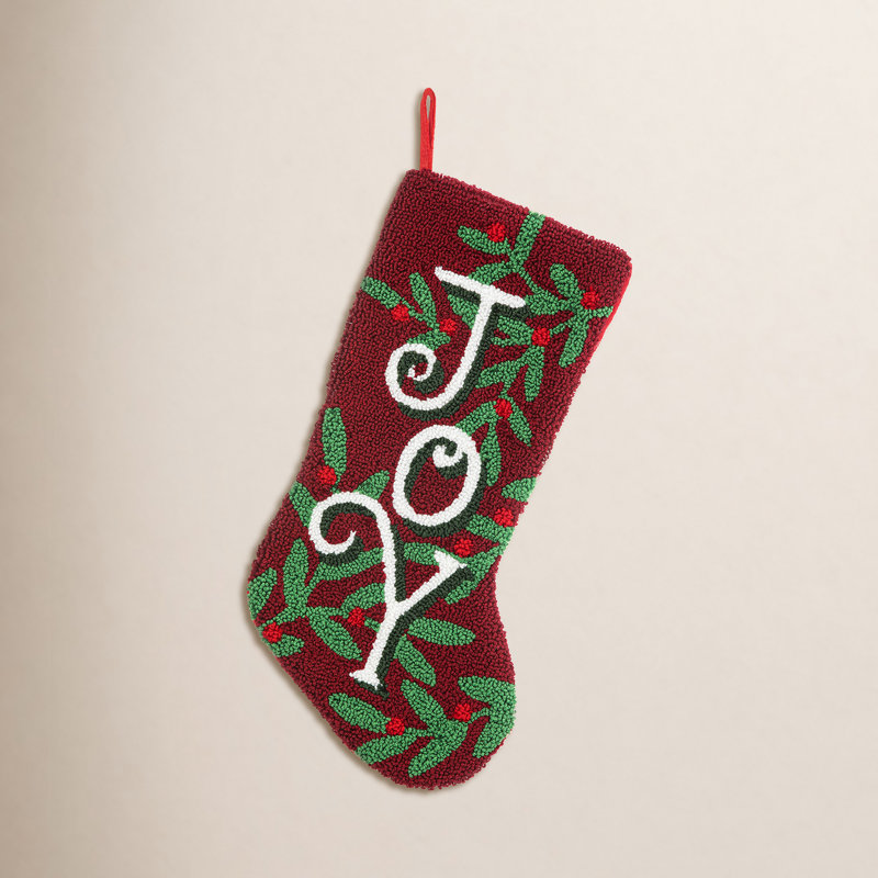 Chaussette de Noël crocheté L 20 po
