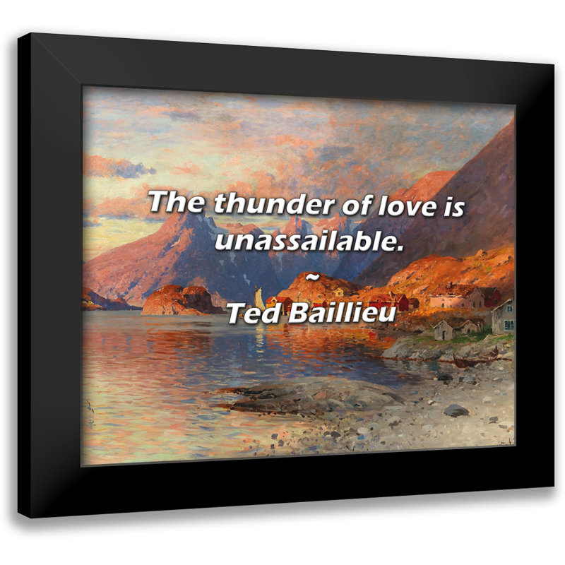 Citation de Ted Baillieu: Le tonnerre de l'amour n'est pas disponible.