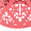 Grande table d'appoint extérieure en métal avec revêtement en poudre et motif corail découpé