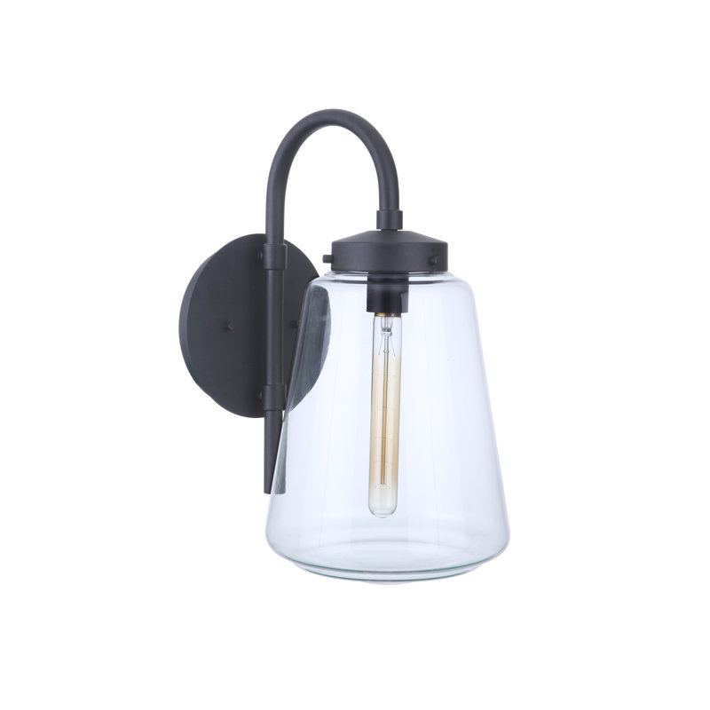 Laclede Wall Light, 18" H x 9.3" W x 12.63" D, Midnight
