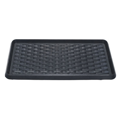 Panama 32 in. X 16 in. Non-Slip Outdoor Rubber Boot Tray