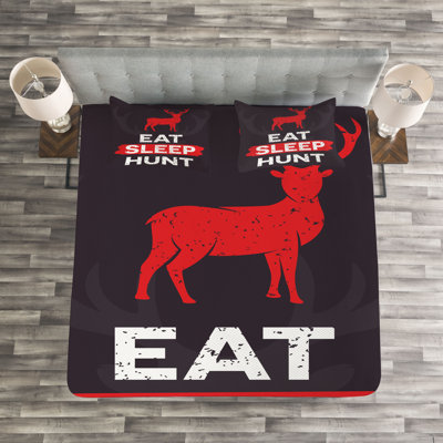 Afrah No Pattern Bedspread with Pillow Shams
