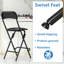 Tabouret de bar 24 po pliable Vinly-883425973