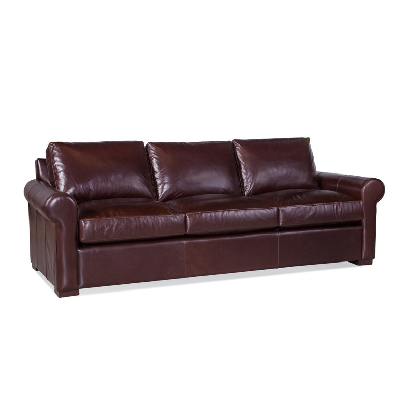 Bedford Leather Sofa, Java, Luxtan Red
