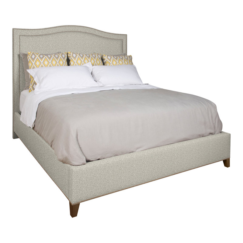 Caroline/Casey Upholstered Bed, Tuck Metal, Yes, Navajo
