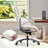 Modern Upholstered Swivel Office Chair-341916352
