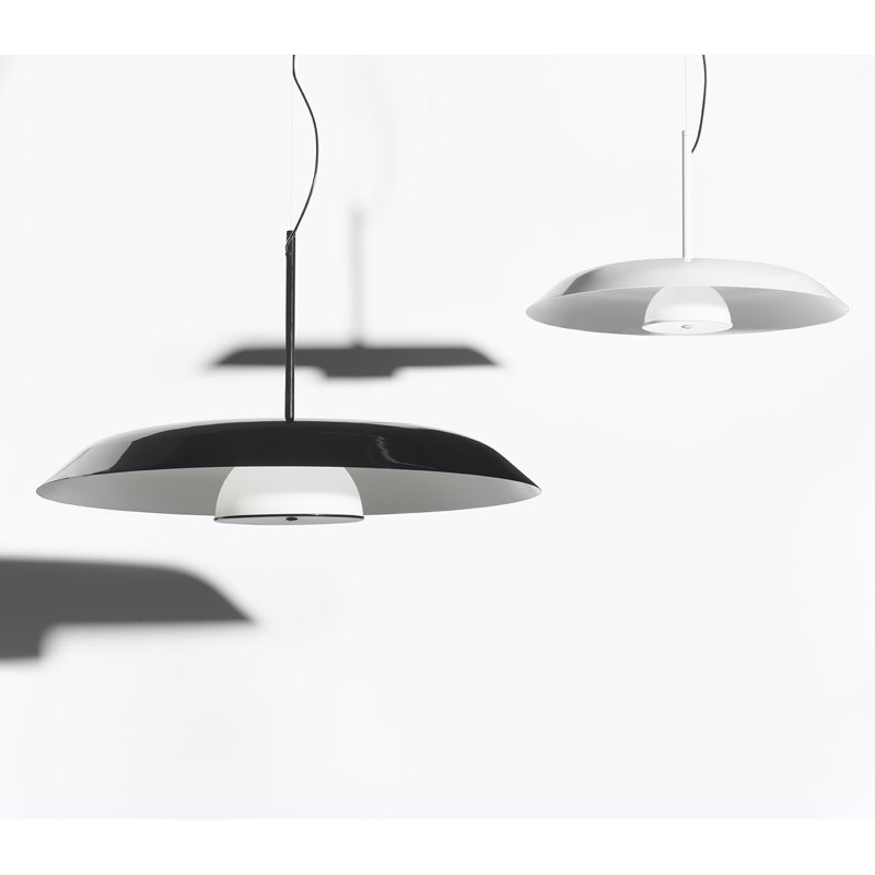 Iride 1 - Light LED Pendant, 123.5" H x 21.7" W x 21.7" D, 11 W, Lacquered White
