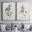 2-Piece "Farmhouse PeriwInkle I Premium" Watercolor Painting Print Set Designed by J Paul-1391652971-1391652969