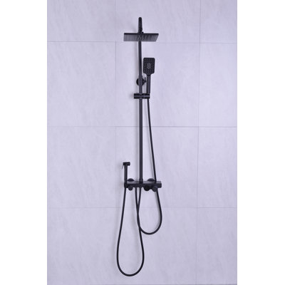 Thermostatic Complete Shower System with Rough-in Valve
