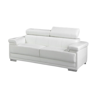 Grey Modern Loveseat Dungall 65