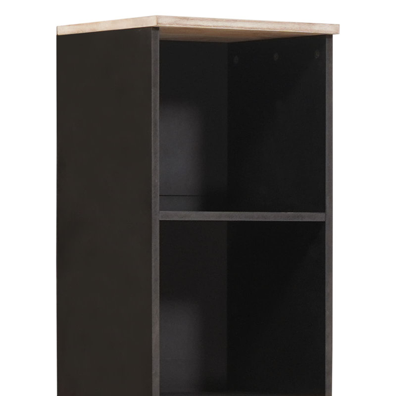 Solid Wood Bathroom Cabinet, Beige