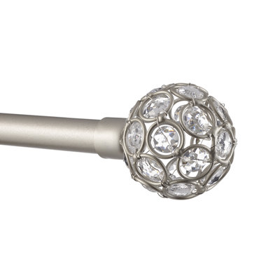 Breene Adjustable Single Curtain Rod