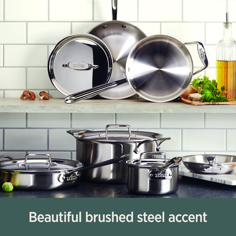 All-Clad D3 Stainless Steel 10 Piece Cookware Set - Kitchen & Company