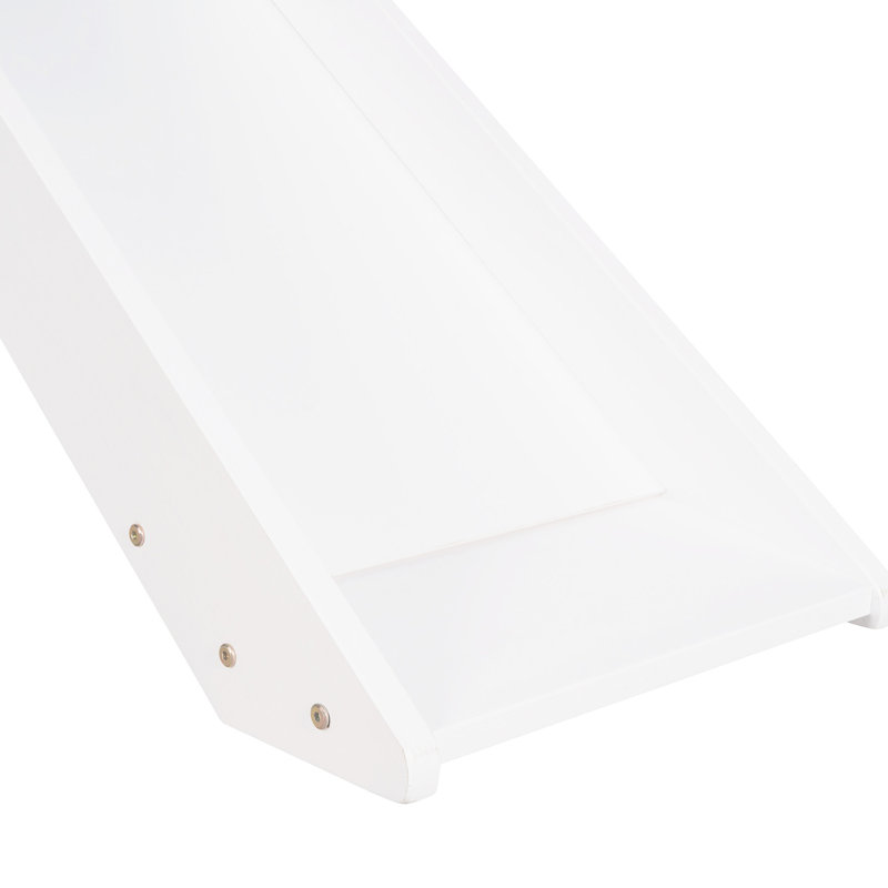 Lit mezzanine simple - Conception solide et moderne pour votre chambre à coucher, Blanc