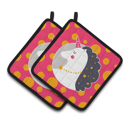 Cuisinier poignée coussin licorne à trésors caroline