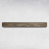 Melodye Rustic Fireplace Shelf Mantel