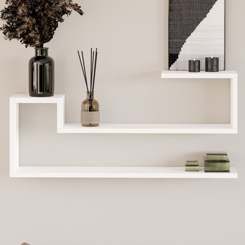 Floating Shelf, White