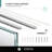 34'' W x 74.25'' H Semi-Frameless Fixed Glass Panel-83967786