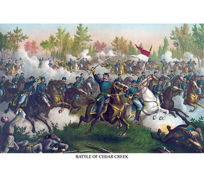 « bataille of cèdre creek belles », reproduction d’art