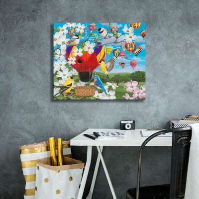 «Fancy Fliers» par William Vanderdasson, art mural sur toile