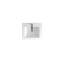 Meuble-lavabo simple 24 po avec plateau en pierre blanc brillant, 1 tiroir, 2 portes, moderne-628504314