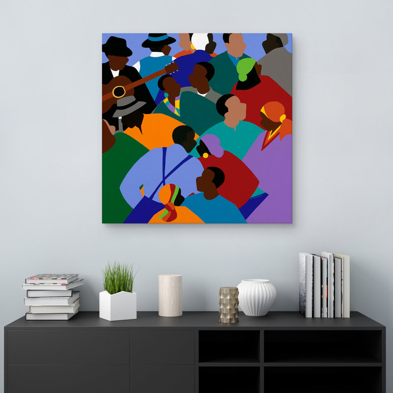 Jook Joint Gullah, impression sur toile sans cadre