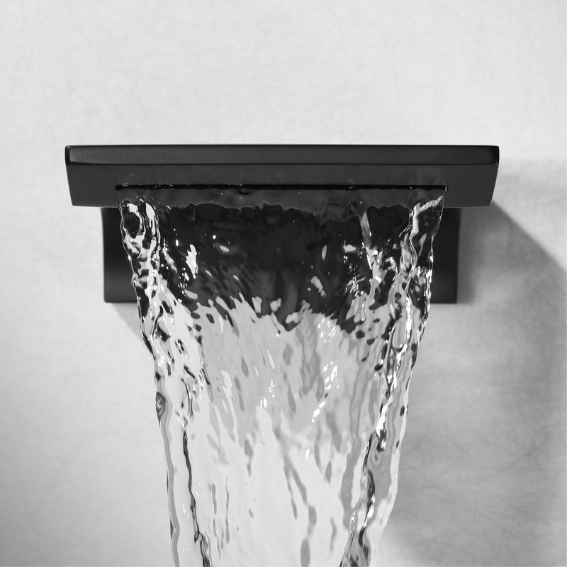 Thermostatic All-In-One Kit with Rough in-Valve, Matte Black