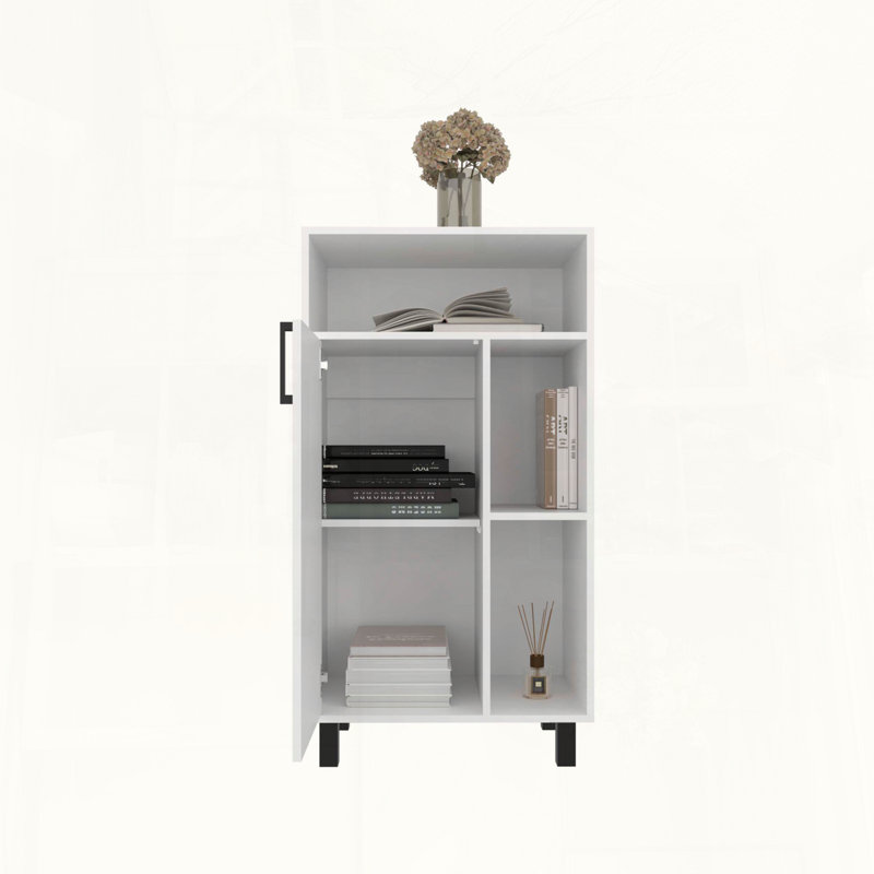 Bryce Base Cabinet with Open Shelves and Top Display Space