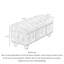 Repose-pieds avec rangement en microfibre-133796852