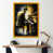 Impression dorée sur toile encadrée