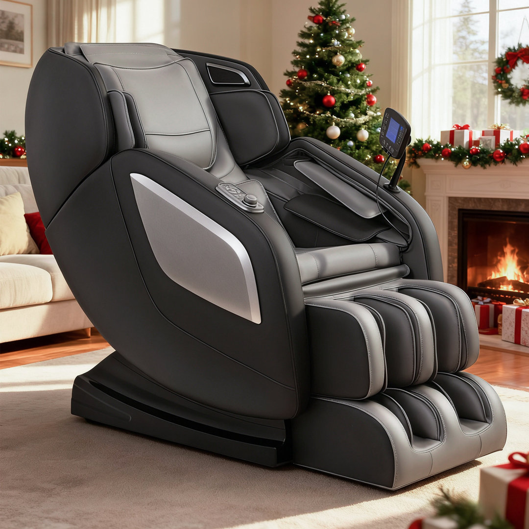2025 Full Body Reclining Zero Gravity Shiatsu Massage Chair with Fully Assembled, LCD Screen, Shortcut Keys, USB Charging Port, Heat, for Loved Ones, Parents Inbox Zero Body 