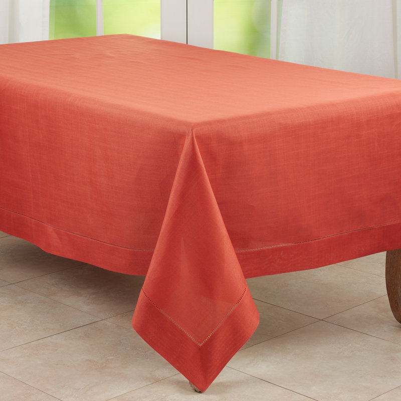 Polyester Tablecloth, Terracotta, 70" L x 180" W