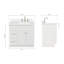 Ensemble de meuble-lavabo simple 37 po Hamlet-70317050