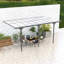 10 pi. L 10 pi. Pergola en aluminium avec auvent-97850732