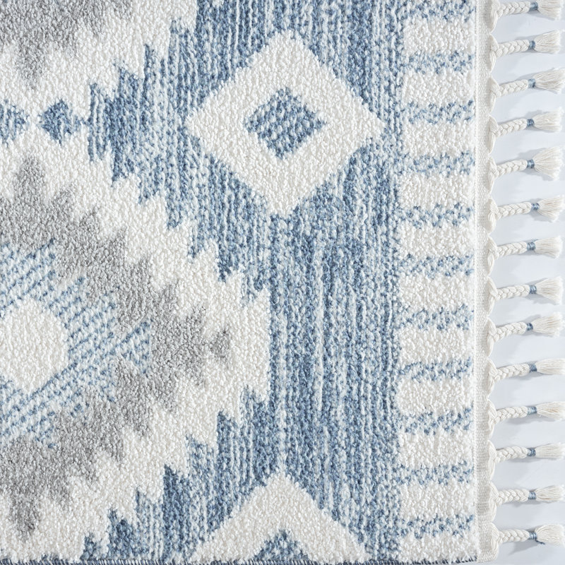 Mcnichols Geometric Indoor Rug, Runner 2' x 7'