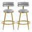 Ensemble de 2 tabourets de comptoir 27,65 po Modern-65288186