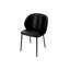 Kenwith 770.2cm H Upholstered Side Chair in Black
