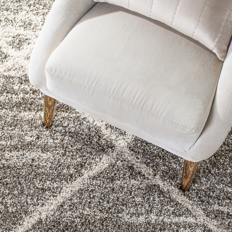 Tapis géométrique Goines Performance, Carré 7 pi