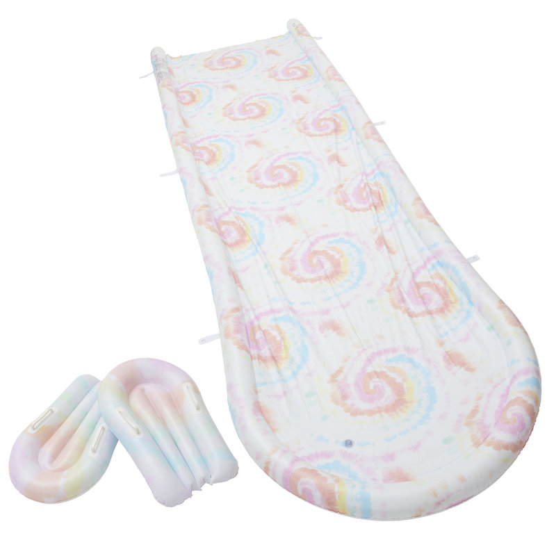Sunnylife: jeu de glissade, de glissade et de planche de corps - Teinture par nœuds - Toboggan gonflable pour enfants