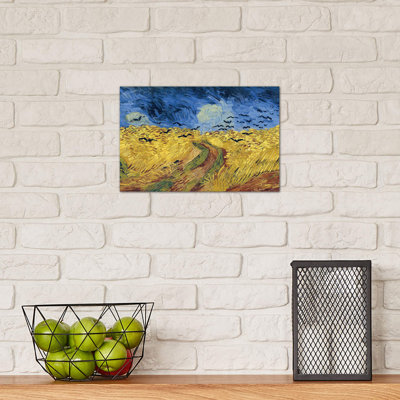 Wheatfield With Crows, 1890 by Vincent Van Gogh - Wrapped Canvas Painting