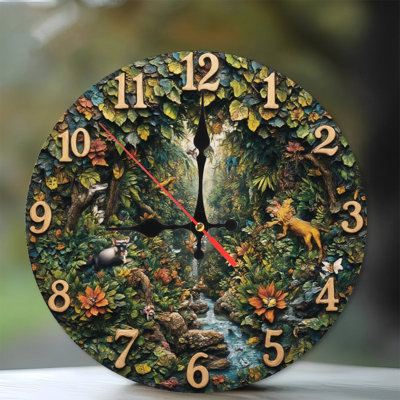 Horloge Jungle