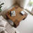 Modern simple solid wood porch table.-1687622663