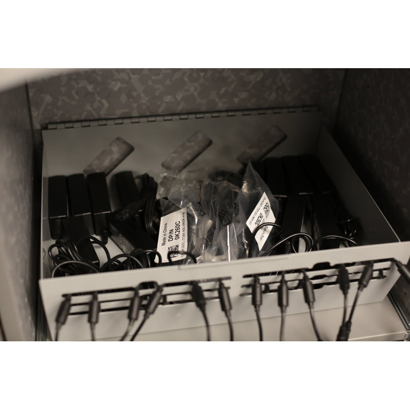 39'' H x 26'' W 1 Laptop/Tablet Storage Cart with Wheels