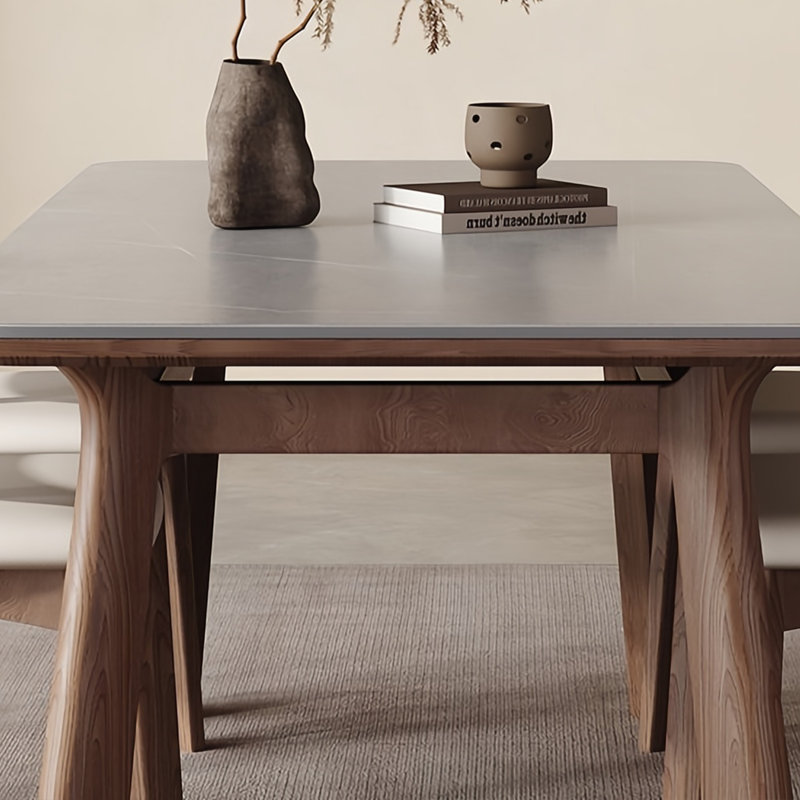 Table et chaise de salle à manger simple et de style nouveau, H 29,5 po x L 55,1 po x l 31,4 po