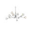 Luminaire suspendu unique à 12 lumières Akisha-1721530424