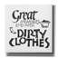 «Laundry Room 1 White» par Chris Paschke, art mural sur toile-1658382519
